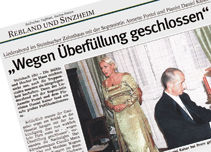 Annette Postel und Daniel Kaiser